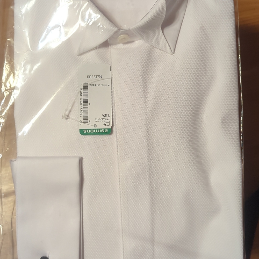 Simons Crisp White Dress Shirt